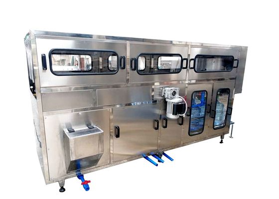 200BPH 5 galon Şişelenmiş Su Dolum Makinesi 3in1 Şişe Durulayıcı Doldurma Kapatma Makinesi